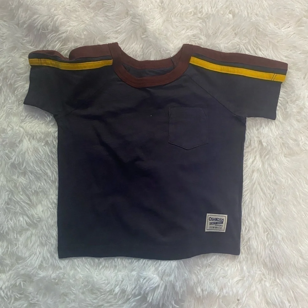 Oshkosh 12 month boy shirt sleeve tee tshirt
